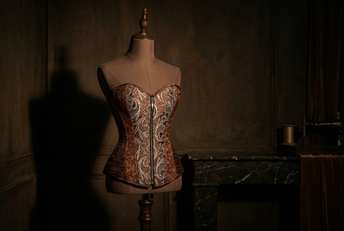Model wearing the KDDH Victorian Era Corset